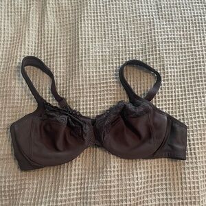 Glamorise Dark Brown Lace Bra
